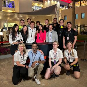 Will Buxton Instagram - Our amazing team

And the end of season photo in Abu Dhabi is only ever a snapshot of the huge group of wonderful and amazingly talented people both behind the scenes and on your screens who make F1TV happen. 

It remains the greatest joy and deepest honour to bring this incredible sport to you. 

Bring on 2024. But for now… rest