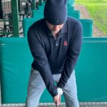 Will Buxton Instagram - PB on the beach. PB on the range. Lovely, cold, morning down south @psychobunny Brighton and Hove