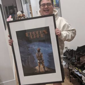 William Li Instagram - I haven't posted in months on this thing

But had a great present and had to share

Enders game is one of my all time favorites thx twitch and sue!