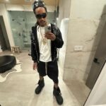 Wiz Khalifa Instagram - All in balenci i look like a bum
