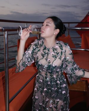 Woranuch Bhirombhakdi Instagram - WVD ❤️

#worraworldwide 
#ไปภูเก็ตไปกับแอร์เอเชีย 
#yachtcamarac 
@asiaglobalyachting