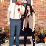YaYa Gosselin Instagram - Down below and up above. In harmony and rhythm. The god sang his song of love, and the world sang it with him. 🌹 #hadestown #halloween #orpheus #eurydice #daddydaughter Hadestown