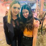 YaYa Gosselin Instagram - 10/10 recommend meeting your heroes. I have been a massive fan since I was a little girl and meeting @peytonlist did my heart so good bc she is truly the nicest person and a grade a human being. The launch of @pleybeauty COBRA KAI was SO FUN! I should do a make up reel with all my new goodies 💄 Thank you for inviting me @camilledragomer 🖤 🐍 🥋 I had the best time! #netflix