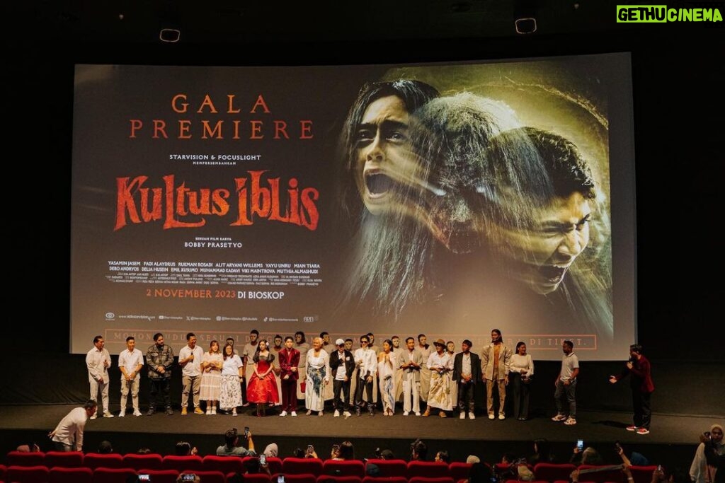 Yasamin Jasem Instagram - Keseruan Gala Premiere Kultus Iblis ✨ 4 hari lagi sudah bisa di saksikan di seluruh bioskop di Indonesia❤ 📷: @paman_tito