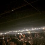 Yasamin Jasem Instagram - Been covering their songs for years but this is the first chance i’ve gotten to see them live in person. A magical performance to say the least! And to also have @bekaontoast come and sing with you was the cherry on top. Thank you for visiting 🇮🇩 so frequently and for all the beautiful music you’ve given us. Shout out to @yasaminjasem sudah mau nemenin ke BMan ku nonton @hellohonne 🧡 Beach City International Stadium