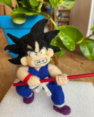 Yasuko Mitsuura Instagram - 久々の手芸。日本のアニメ大ファンのカナダのお友達にプレゼント。
#dragonball
#ドラゴンボール