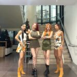 Yoon Bo-ra Instagram - #nomore_challenge 함께 즐기기 🤍💚🩶🩷 #쇼타로 #유나 #예지 #신우 #정세운