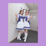 Yoshino Aoyama Instagram - #0507 🐎💿 ・ 『 #ウマ娘 プリティーダービー』WINNING LIVE 11 & アニメ『うまゆる』アルバム 合同発売記念イベント！ ご覧いただきありがとうございました！ ・ ツルマルツヨシとしての歌声が、皆さんに届いた、貴重なアルバムたちでした。 ・ トークパートでは何故だかMCを任せていただき、私なりにやらせていただきました。 学びや反省がありながらも、すごく楽しい時間を過ごせ、それも、どーんと受け止めてくださる心強い共演のキャストの皆さん、盛り上げてくださった大きな笑い声のトレーナーの皆さんのおかげでした。 ・ 今回の出走メンバーは5th横浜にて再び集うとのことで！ なんだかこうして深まった絆が、すぐまた巡り会えることがすごく嬉しいです🥳🫶🫶 ・ ライブって尊いな。 ツルマルツヨシも、誰かの愛馬なんだな。 そうだ！俺の愛馬が！なんだ！ ぎゅっと受け止め、ぴあアリーナにて、待つ。 ・ ・ ・ あとは本当に個人的な話で､､､､ 津田さん/エアシャカール との再会！ わたしがデビューしたての芋っころだったときからの特大love先輩。心揺らぎまくりでした。 ・ そして、ゆりな/ミスターシービー ✨ 81produceの同い年☺️ 覚悟と実力と、いろんなものが気迫に満ちていて、たまたま立ち位置も真横で全く無い毛穴まで見える距離で見届けられたことがこそばゆ嬉しでした。 “DRAMATIC JOURNEY”といえばシービー、なんて勝手に思ってもいたから、ダブルでニヤニヤ。 ・ 千咲さんと春川さんと愉快に練習し歌うゆるパカも、楽屋が一緒で本当に一生ケラケラ笑い合ってた中村さんも、帰り道にいろ〜んな話を聞いて教えてくれた橋本さんも、全部がとても思い出深い。 ・ 本当に皆さんのおかげだ…😭😭 ・ 引き続きツルちゃんをよろしくお願いいたします！ ・ ・ ・ #ウマ娘プリティーダービー #ツルマルツヨシ