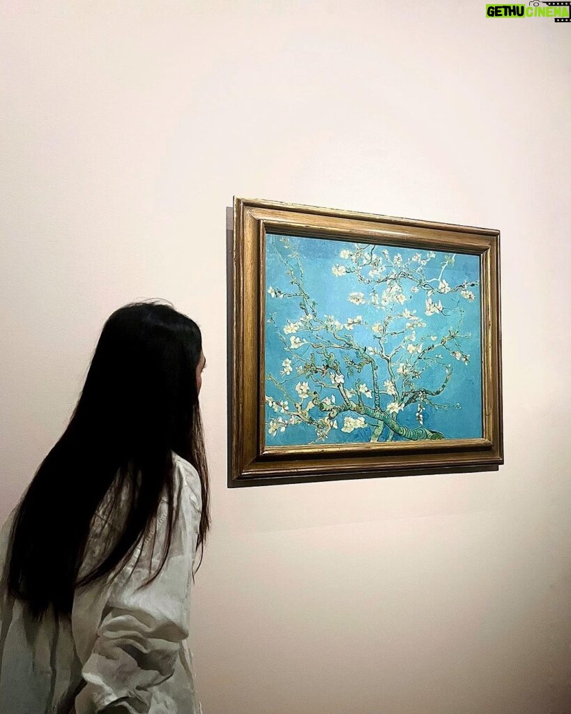 Yuki Kato Instagram - #throwbackthursday to when i saw the Almond Blossoms painting by Van Gogh.. felt surreal.. #diaryukikato nangis kecil hehe Van Gogh Museum