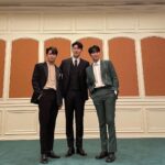 Yun Sung Instagram - 제주도 🖤💚 형들과 열심히 노래하고 왔습니다!😁 #미스터트리오 #노지훈 #김중연 #황윤성