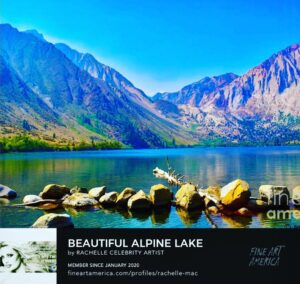 Yvette Rachelle Instagram - 🏞Capturing the pristine beauty of alpine lakes by Celebrity actress artist #yvetterachelle 🌅 #sweden🇸🇪 #swedennature #naturephotography #fineartamerica #northface #mountains🗻 #hikervibes #landscapeshot #zenart #rei #natgeolandscape. #travels #traveleurope✈️