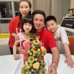 Yvonne Lim Instagram - Whipping up a feast again for @alextien 's birthday!! 🎂🥳😘 Alex said i always cooked too much...not helping in his weight control...well, can't possibly let our guests eat salads right? 😜 And i do have salad for him though..😉 . From homemade achar, prepping pizza dough for the children to mala chicken and beef oden...the most nerve wracking challenge would be to cut, carve and decorate a watermelon birthday cake with #happyAlexa while he is away with #happyAJ & the boys for basketball lesson, honestly I wasn't confident if it will work but i guess it did!! 😅 And i think Alex looked pretty pleased with his birthday cake...Yay!! 🥰 . 每一年老公的生日都是我绞尽脑汁的时候...因Alex不爱吃蛋糕...我就要想不同的方式为他做生日蛋糕..今年的 #西瓜蛋糕 他看来很满意，也很受小朋友们的喜爱哦！耶！过关了！🙌🏻🥰 . Happy Birthday @alextien ! We love you!! ❤️😘🎂 . Swipe left for how i did it..☺️🥰🙌🏻 . #happybirthday #生日快乐 #myjoyandhappiness #mysunshine #happymummy #watermeloncake #madewithlove #homecooked #homemadeachar #homemadepizza #malachickenstew #beefoden #prawnomelette #crispyfriedtofu #friedmaggiemeegoreng #stirfryclams #roastpork #chinchowwjackfruitattapseed #greensalad #平安 #健康 #感恩