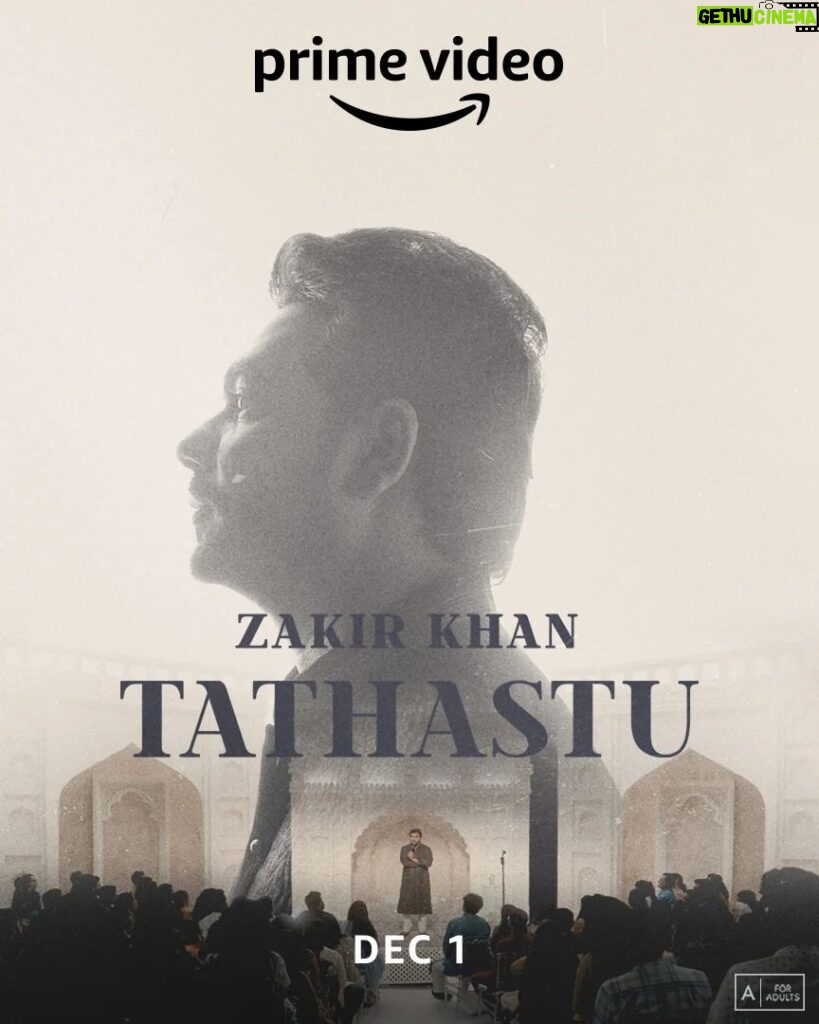 Zakir Khan Instagram - coming right up with a khushnuma peshkash 🫶 #TathastuOnPrime, Dec 1