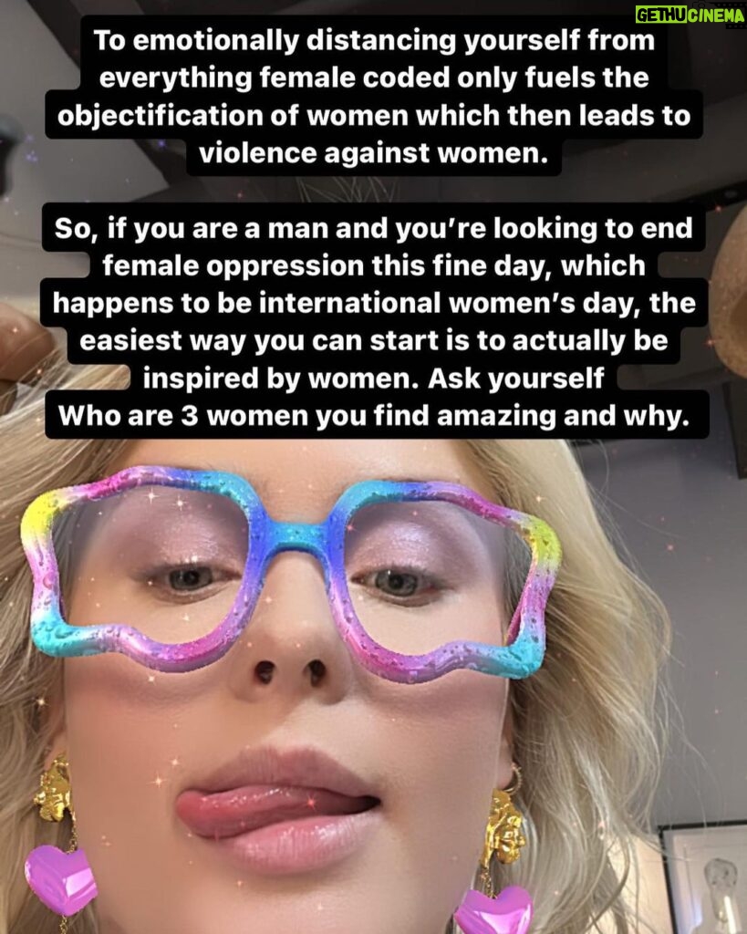 Zara Larsson Instagram - Can you believe it’s literally every single woman’s birthday today?? Happy international womens day!! Congratulations for being oppressed 😍