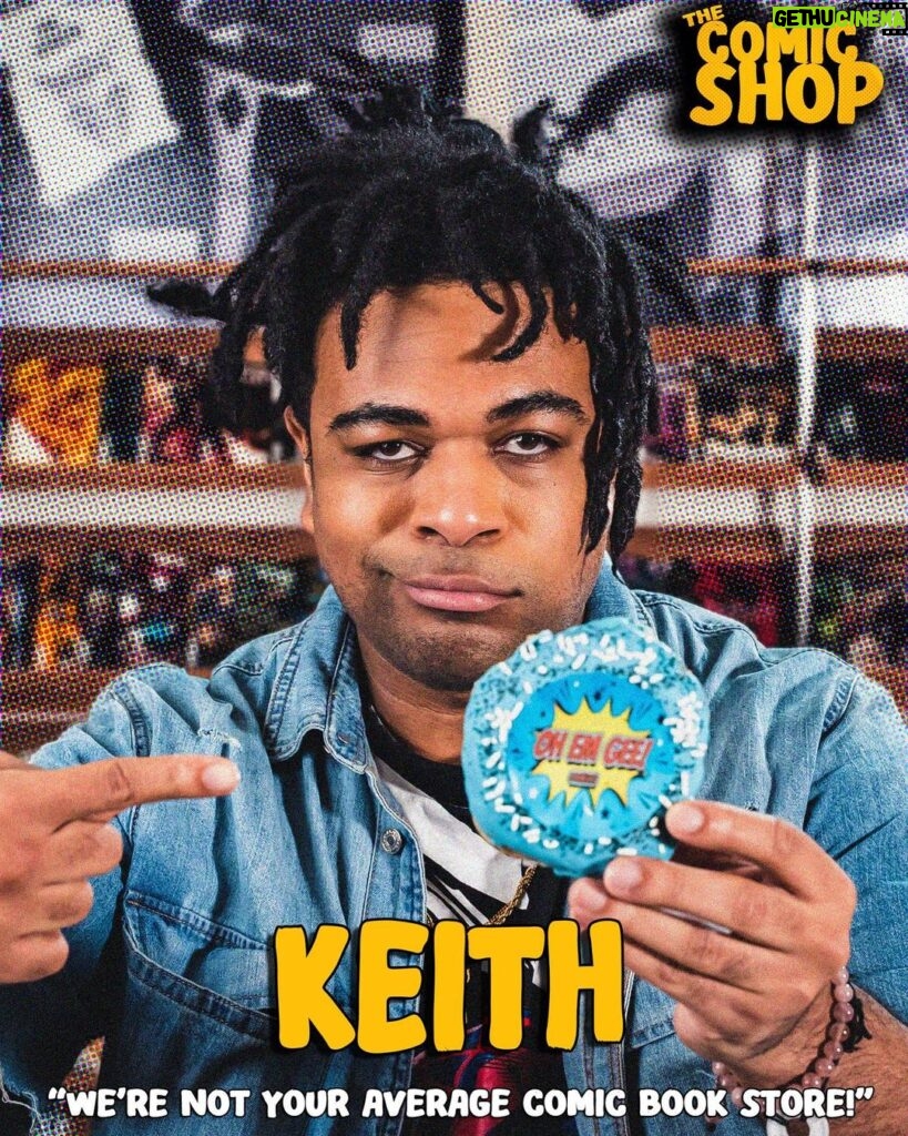 Zeno Robinson Instagram - MEET KEITH HENDRICKS (@childish_gamzeno) Keith Hendricks is your typical 28 yo video game, and comic book obsessed nerd. He co-owns Oh Em Gee Comics with his best friend Stephanie. When it comes to doing work, he strives to always do the bare minimum. He’s a college drop out turned business man. He struggles with talking to attractive women. 🤭😭 Personality: Extremely dorky, sometimes cool, lazy. Favorite Superhero: Loves Ironman and wants to be as rich as Tony Stark one day. Goals: Wants to be a famous pro-gamer. #TheComicShop