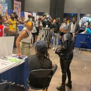 Zeno Robinson Instagram - @dreamconvention was exactly that. A dream come true. I truly love my people, and being surrounded by so many people who look like me, and are into the same things I’m into, truly made me feel at home. I got to link up with my brother @jclh_in_the_morning!! I never got to celebrate what me playing Hawks means to my people, and being able to celebrate not just that victory but all of the blessings God brought to me, at my first in person convention since Hawks and Ogun and Onyankapon, means everything. So many of you came to my table and told me how much it meant to you to see me and hear me on your screens and in your favorite anime and it means the WORLD. It means everything. When you say I inspire you, it’s truly you who inspire ME. I’m humbled, and blessed and driven to work even harder for you and for US. I loved being able to party with my people. I love my people. I love you all!!!! Definitely a highlight of my entire life. Thank you thank you THANK YOU RDC World for inviting me out, and acknowledging me as an artist and actor!! Thank you to @frishmaniac for coordinating and hooking it up. Literally eternally grateful to all of you ❤️❤️❤️❤️
