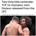 Zhalgas Zhumagulov Instagram – «Джон Додсон уволен из UFC” 

Уверен, что Джон теперь сожалеет о том, что не принял мой вызов на бой. Теперь удачи за пределами UFC!

I bet you regret not accepting my call out now, John. Good luck outside of UFC