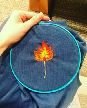 Meng'er Zhang Instagram - Just wanna show off my needle work skill, and my perfect match😉
