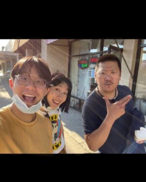 Meng'er Zhang Instagram - Things that you probably don’t know about these people and why I love them.
PART 2.

P1-Hanging out with Benedict Wong; He’s a man of action! One day, we were texting trying to figure out where to hang out, and he texted us “I’m down stairs”. He doesn’t waste time! He’s given me useful exercises to help me with my articulation. He has an amazing voice! I wanna do a musical with him! 
@wongrel 

P2-Ronny’s wrap day; Ronny takes recycling very seriously, he would get mad if napkins or food got wasted. He roasted everyone, yet he is still so romantic when he’s with his wife. 
@ronnychieng 

P3-Fala’s dumpling tutorial on Chinese New Year; She’s all about spice! When she’s wrapped, she gave me a whole bunch of Chinese spices and hot pot ingredients before she left. She’s like a big sister to us. @falachenfala 

P4-Doing press with Sir Ben; I asked Sir Ben so many questions about performing... every time he saw me approaching with my notebook, he would look at me and say “tell me dear, what is it?” #sirbenkingsley