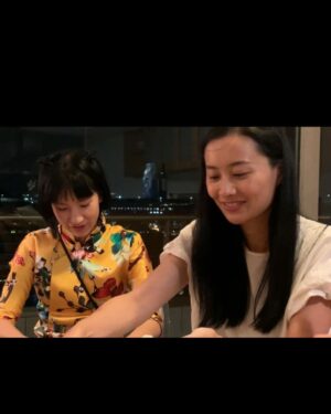 Meng'er Zhang Instagram - Things that you probably don’t know about these people and why I love them.
PART 2.

P1-Hanging out with Benedict Wong; He’s a man of action! One day, we were texting trying to figure out where to hang out, and he texted us “I’m down stairs”. He doesn’t waste time! He’s given me useful exercises to help me with my articulation. He has an amazing voice! I wanna do a musical with him! 
@wongrel 

P2-Ronny’s wrap day; Ronny takes recycling very seriously, he would get mad if napkins or food got wasted. He roasted everyone, yet he is still so romantic when he’s with his wife. 
@ronnychieng 

P3-Fala’s dumpling tutorial on Chinese New Year; She’s all about spice! When she’s wrapped, she gave me a whole bunch of Chinese spices and hot pot ingredients before she left. She’s like a big sister to us. @falachenfala 

P4-Doing press with Sir Ben; I asked Sir Ben so many questions about performing... every time he saw me approaching with my notebook, he would look at me and say “tell me dear, what is it?” #sirbenkingsley
