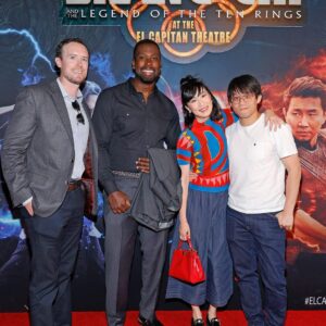 Meng'er Zhang Instagram - I always have fun with my Shang-Chi family! Thanks @awkwafina for moderating our crazy Q&A 
Please brother stop dancing in all your entrances @simuliu 
Thank you for the sweet words @destindaniel 

Thank you @goldhouseco for having us! 

See you all Sept 3rd for the opening of our incredible film, Shang-chi and The Legend of the Ten Rings

#shangchi

My fierce GLAM team

Style @kevinmichaelericson 
Hair @jennychohair 
Makeup @rachelgoodwinmakeup

@gettyimages