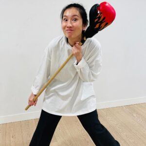 Meng'er Zhang Instagram - New training method 🤪