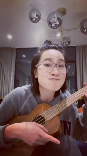 Meng'er Zhang Instagram - Friday!
Here’s a little song for you guys ~
hope you are happy and brave ♥️