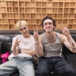 Zhang Yixing Instagram – So incredible working with you. @lauvsongs
