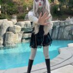 Zoe Colletti Instagram – There’s only 365 days left til’ next Halloween 🎃 👻 #monsterhigh #frankiestein Los Angeles, California