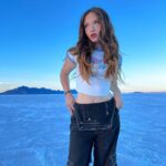 Zoe Colletti Instagram - sweet and salty 😌 Salt Flats, Utah
