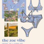 Zoe Colletti Instagram - @zoecolletti x @kitty_and_vibe IS HERE! Swipe to meet the vibes and styles in our most romantic swimwear collection yet. Available to shop now! 🎀✨