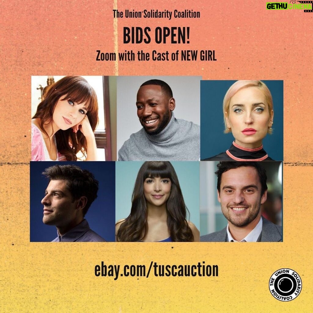 Zoe Lister-Jones Instagram - Zoom with me and these absolute icons and all proceeds go towards crew healthcare thanks to The Union Solidarity Coalition! Auction is live on eBay! And there are a shit ton of other amazing items to bid on too! Link in bio! I’m not yelling you’re yelling! #moscatoforpresident