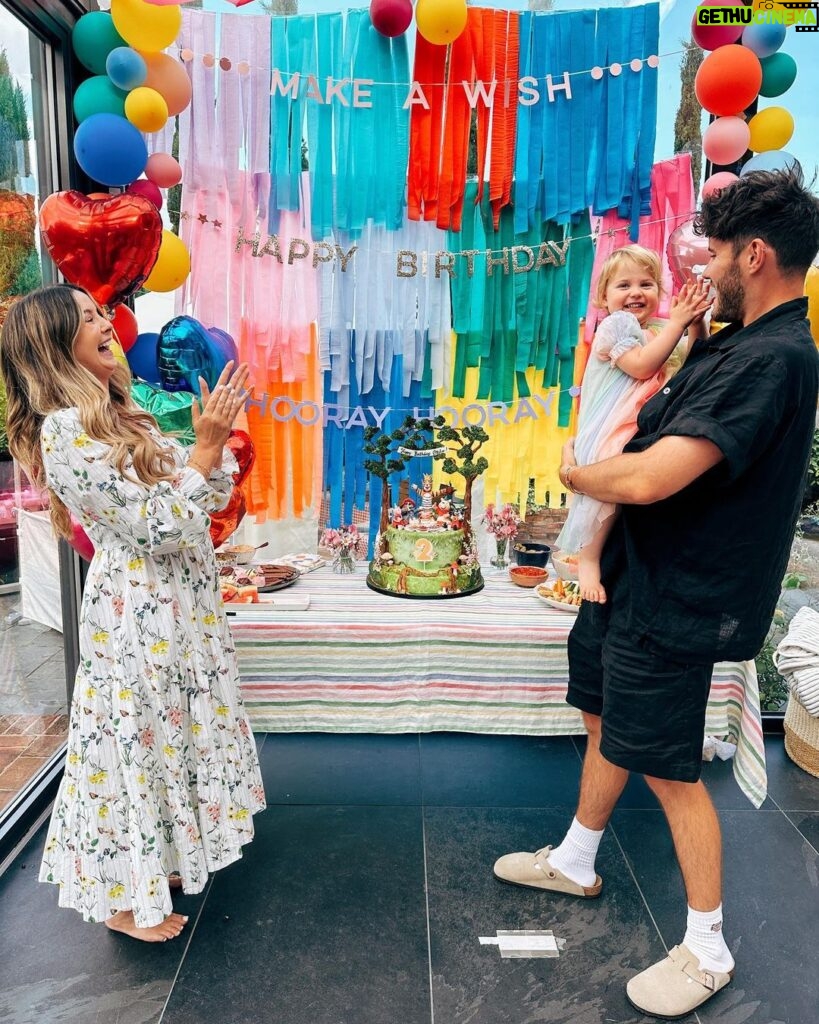 Zoe Sugg Instagram - How do we have a 2 year old already? 😭 Some snippets of Otties party yesterday, she honestly had the best day ever 💕 And now today is her actual birthday and we’re having such a lovely chilled day 🎉 Feel so lucky to be her Mummy & can’t wait for the next year of watching her grow and blossom! Here’s to 2 years of you Ottilie Rue x