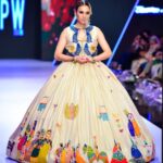 Zoe Viccaji Instagram – Throwback to when I walked the ramp. This was such a beautiful dress by @bohemebykanwal !!! ❤️❤️