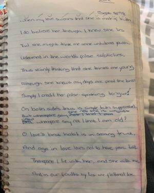 Zoie Palmer Instagram - Just came across this from when I was studying theatre in university. My favourite sonnet, #138. I think I still know it by heart ❤️