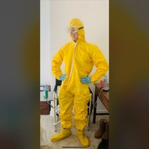 Zoie Palmer Instagram - I’m wearing this outfit on JANN season 3 because: 

A) we took COVID very seriously on the set

B). Max wanted to spice things up in the bedroom with Dave and slipped into something a little more comfortable 

C) Max and Dave’s toilet backed up and Max jumped into action to save the day

Tune into JANN season 3, sept 27th on @ctv to find out!  @janncreators #jannseason3