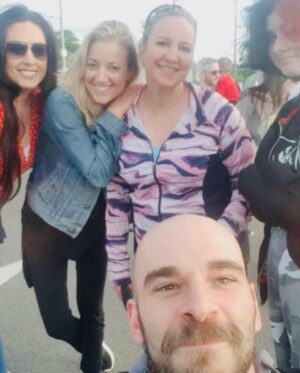 Zoie Palmer Instagram - Last night in Derry with my cousins Danielle, Karl, Kara and sis Tracey… an amusement fair and a sunset walk home. A beautiful trip home with my beautiful fam. #tillnexttime ❤️