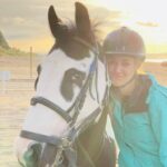 Zoie Palmer Instagram – Thank-you to @crindlestables for a most incredible day on  a sunset horseback riding trek along the beach 🇮🇪 And a big thank-you to “Captain” the horse, who took very good care of this novice rider. Donegal, Ireland