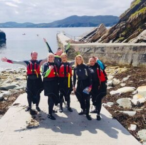 Zoie Palmer Instagram - When you head out to the ocean to go kayaking in some caves with some of the best, funniest, kindest, gang around and they also happen to be your family, it’s just about the best day ever. ❤️🇮🇪