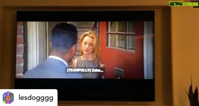 Zoie Palmer Instagram - Well this is fun, Leslie Jones @lesdogggg doing some commentary on one of my scenes in SPIRAL with @chrisrock #spiral @saw 😂