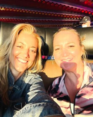 Zoie Palmer Instagram - Last night in Derry with my cousins Danielle, Karl, Kara and sis Tracey… an amusement fair and a sunset walk home. A beautiful trip home with my beautiful fam. #tillnexttime ❤️