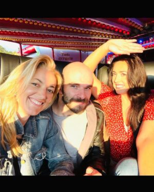 Zoie Palmer Instagram - Last night in Derry with my cousins Danielle, Karl, Kara and sis Tracey… an amusement fair and a sunset walk home. A beautiful trip home with my beautiful fam. #tillnexttime ❤️