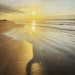 Zoie Palmer Instagram – Thank-you to @crindlestables for a most incredible day on  a sunset horseback riding trek along the beach 🇮🇪 And a big thank-you to “Captain” the horse, who took very good care of this novice rider. Donegal, Ireland