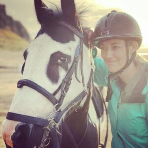 Zoie Palmer Instagram - Thank-you to @crindlestables for a most incredible day on  a sunset horseback riding trek along the beach 🇮🇪 And a big thank-you to “Captain” the horse, who took very good care of this novice rider.