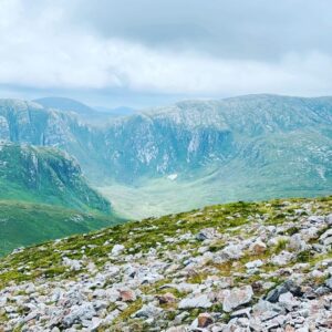Zoie Palmer Instagram - Today some of my family hiked and climbed Mount Errigal in Donegal Ireland. Here’s some pics, we started out with 7 of us and lost a few along the way and a few of us carried on to the very top. The last pic is where we stopped after for seriously the best Grilled Cheese and tomato soup I’ve eaten in my life. Beautiful day ❤️