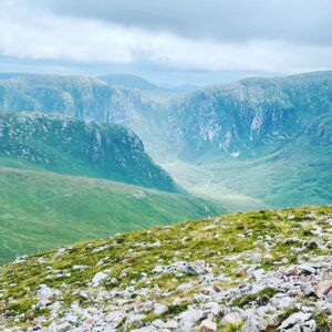 Zoie Palmer Instagram - Today some of my family hiked and climbed Mount Errigal in Donegal Ireland. Here’s some pics, we started out with 7 of us and lost a few along the way and a few of us carried on to the very top. The last pic is where we stopped after for seriously the best Grilled Cheese and tomato soup I’ve eaten in my life. Beautiful day ❤️