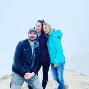 Zoie Palmer Instagram - Today some of my family hiked and climbed Mount Errigal in Donegal Ireland. Here’s some pics, we started out with 7 of us and lost a few along the way and a few of us carried on to the very top. The last pic is where we stopped after for seriously the best Grilled Cheese and tomato soup I’ve eaten in my life. Beautiful day ❤️