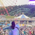 asmi Instagram - 初 JOIN ALIVE、ロケーションもサイコーやったなぁ🎠雨が止まなかったからみんなの心を晴れにすることだけ考えて臨んだらいいライブができたっぽくてちょっとだけ安心した、よかったぁ😌また出たい！どんどん更新したいのだ！北海道のみんなあたたかすぎた。また会いたいからがんばって生きていく いわみざわ公園キャンプ場