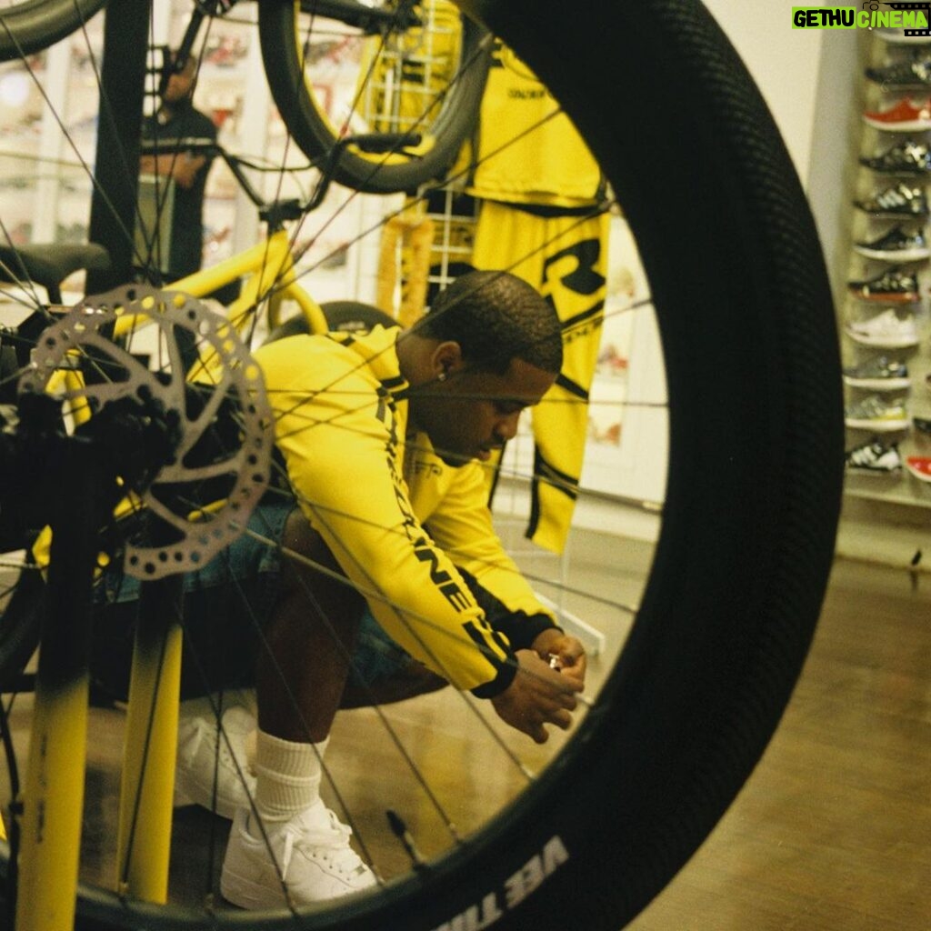 A$AP Ferg Instagram - Counting my blessings !!! More flicks from my @stadiumgoods in store . Shoutouts to the bike life movement I love you all. My Bike / merch is available @stadiumgoods and redlinebicycles.com Special shout outs to @missinfo for allowing me the space to make such a movie !!! Only motion pictures being made in realife!