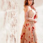 Aïcha Ben Ahmed Instagram - The floral feeling 🌺🌺🌺 Stylist @youmnamoustafa Makeup @sohakhoury Hair @ramy.patrek @alamode.salon 📷 @gimoooz Dress @maisonvalentino #aichabenahmed #actress #valentino #maisonvalentino #flowers #flowerdress